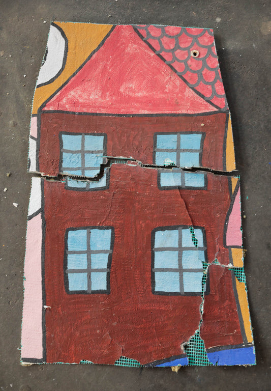 [Einzelstück] Zerrissenes Zuhause (zwei Fragmente)